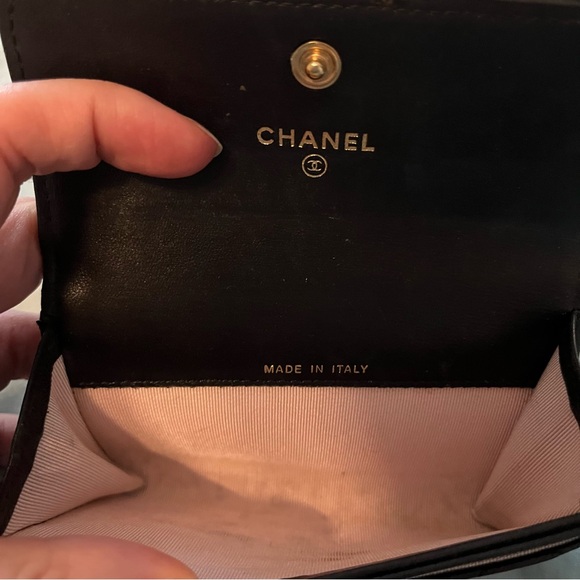 Chanel Black Quilted SMALL Wallet - Picture 8 of 15
